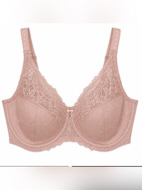 Delimira Unlined Lace Minimizer Bra 46C NWT